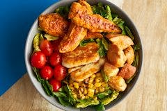 Grilled Chicken and Halloumi Salad